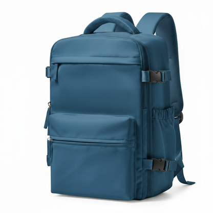 Blue backpack hero shot